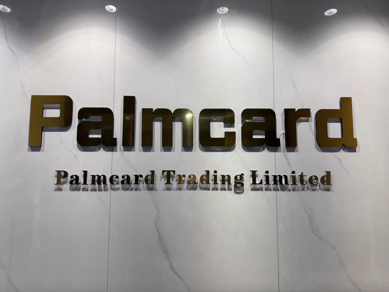 Palmcard Trading Limited office signage